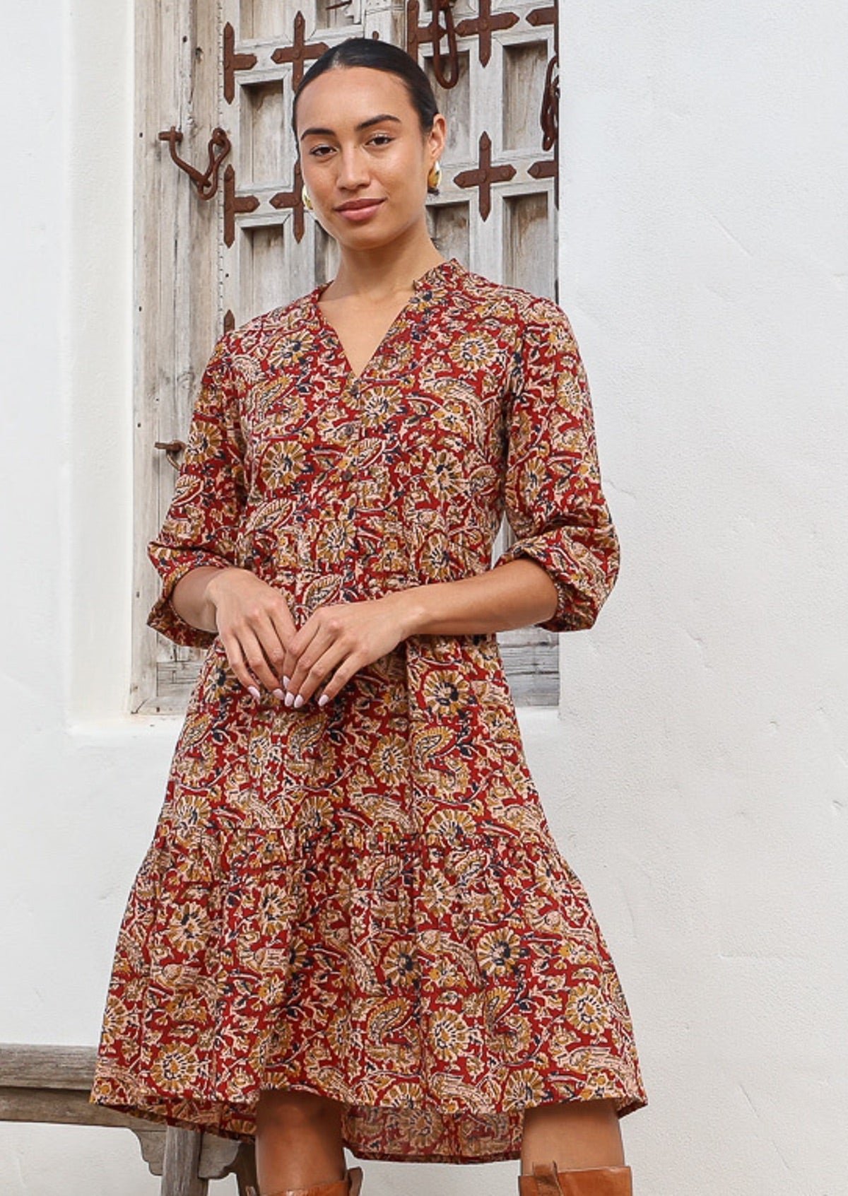 Tiered Midi Dress Mayur